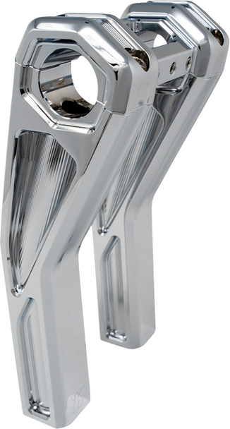 Kodlin USA KUS55136 Ascent Pro Risers - Pullback - 8" - Chrome