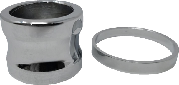 Covingtons C0008-C Axle Spacers - Smooth - Chrome - with ABS - Pair