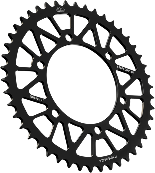 JT Sprockets JTA486.46BLK Rear Sprocket - for Kawasaki/Yamaha - Black - 46-Tooth