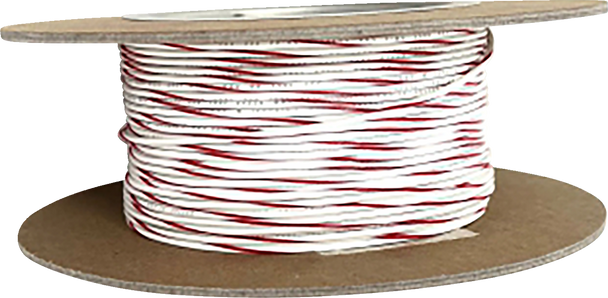 Namz NWR-92-100-20 100' Wire Spool - 20 Gauge - White/Red
