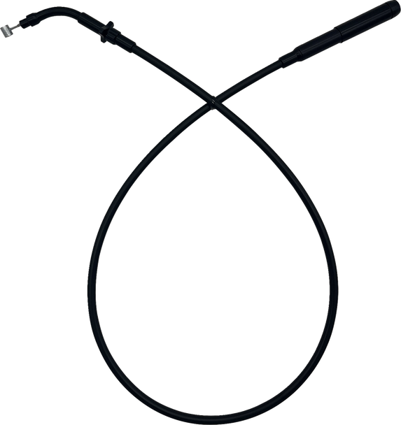Fat Baggers Inc. 108010-B Ez Install Upper Clutch Cable - +10" - Black Vinyl