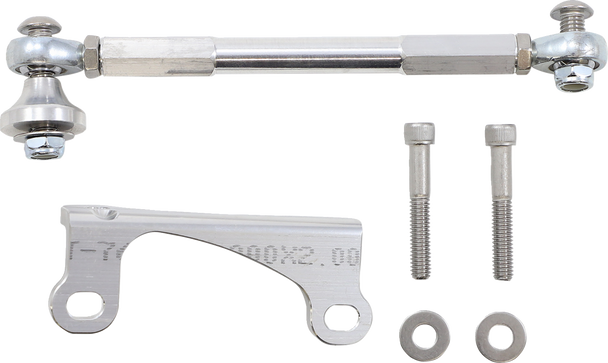 Alloy Art 09TS-3 Frame Stabilizer - Raw - 09-16 for Harley-Davidson