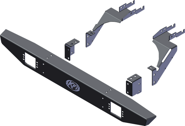 Kfi Products 102080 Rear Bumper - Formed - for Polaris - General 21-24
