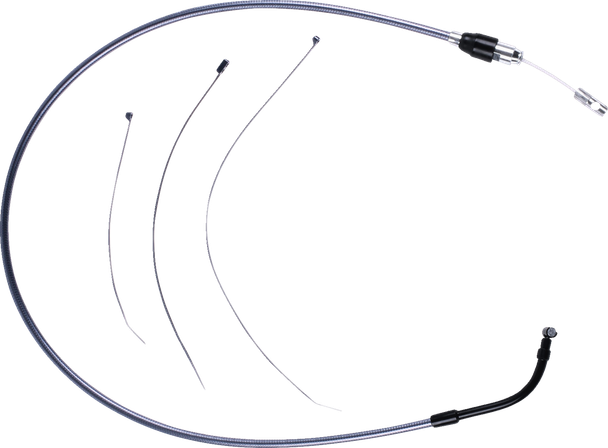 Magnum Shielding 423910HE Black Pearl Quick Connect Upper Clutch Cable - 49-1/4"
