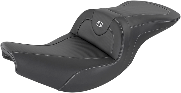 Saddlemen I14-07-185 Roadsofa CF Seat - Without Backrest - Black - Indian 14-24
