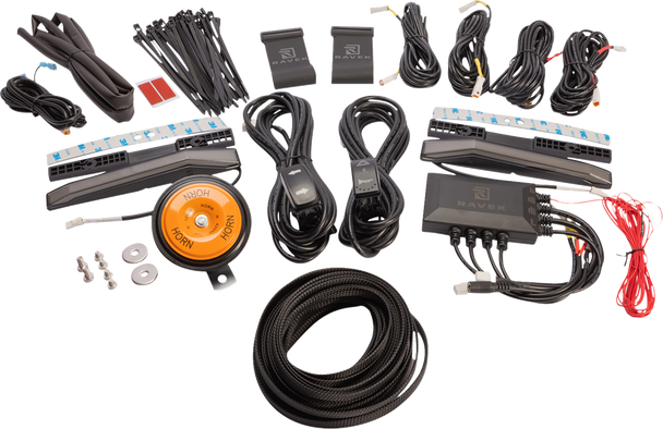 Ravek 65-703 Turn Signal Kit - Amber - White Running Light - Can-Am Maverick R