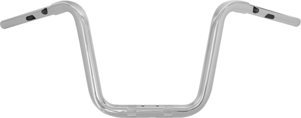 La Choppers La-7348-10 Handlebar - Twin Round - 1-1/4" X 10" - Chrome