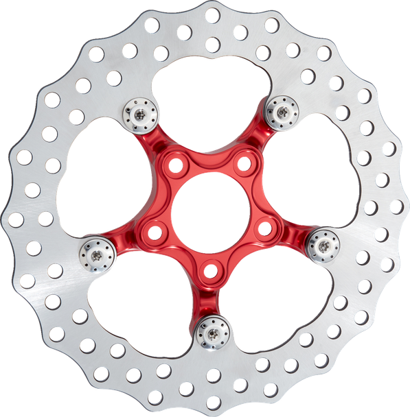 Arlen Ness 300-068 Spider Rotor - 11-1/2" - Red