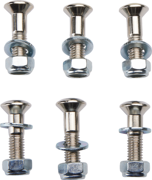 Moose Racing O39-6478 Bolts with Nuts/Washers - Sprocket - M8 x 34 mm - 6 Pack - for Yamaha