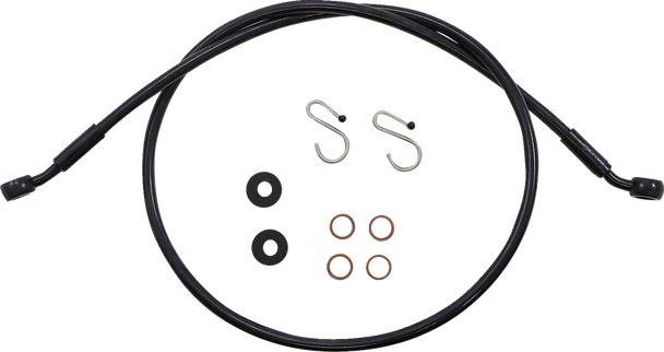 Magnum Shielding SBB0603-39 Brake Line - Black - for Indian