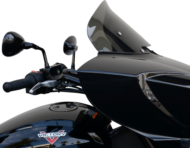 Wind Vest 64-1040 Windshield - Dark Smoke - 10" - for Victory