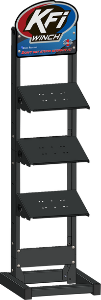 KFI Products 110400 Freestanding Display - Holds 5 Winches