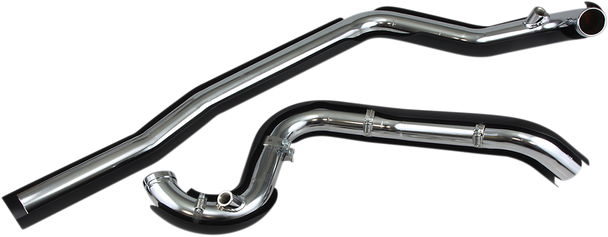 Cobra 6251RB True Dual Headpipes - Black - 07-08 Fl