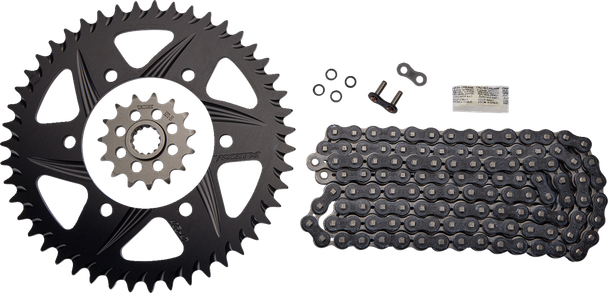 Vortex CK6312 Chain and Sprocket Kit - Hfra - Black - for Yamaha YZF-R6