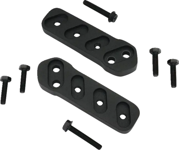 Show Chrome 41-425 Floorboard Relocators - Passenger - Black - Spyder