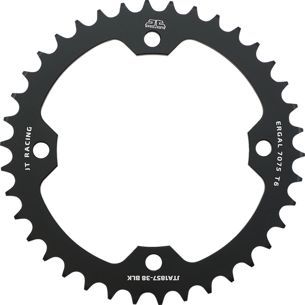 JT Sprockets JTA1857.38BLK Sprocket - for Yamaha - Black - 38 Tooth