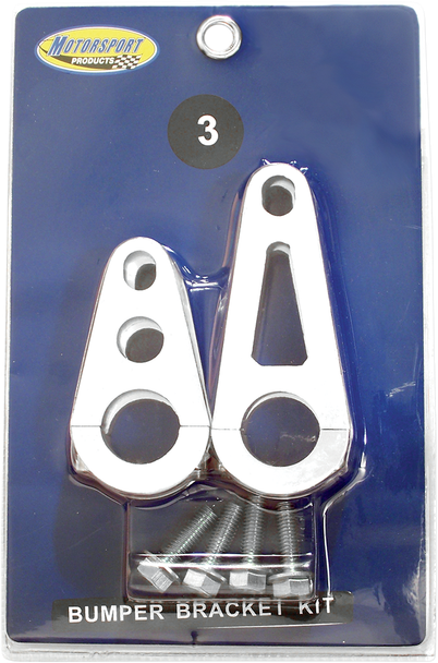 MOTORSPORT PRODUCTS 80-9301 BRACKET KIT BUMPER BLUE