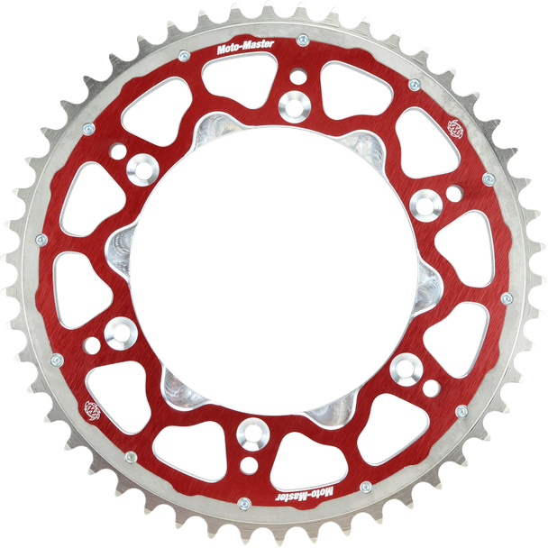 MOTO-MASTER 620013352 Fusion Dual Ring Rear Sprocket - Red - for Suzuki