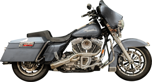 Trask TM-5120 2-into-1 Big Sexy Exhaust System - Raw Stainless Steel