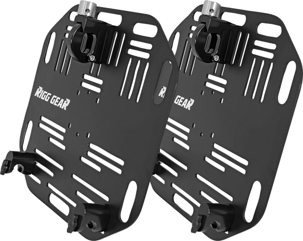 Nelson Rigg RG-QRP-FB Flatbar Saddlebag Plates - RiggGear - Quick Release