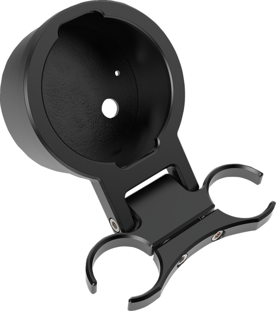 LA Choppers LA-7398-11B T-Bar Gauge Mount - Single - Black - 1.25" Diameter