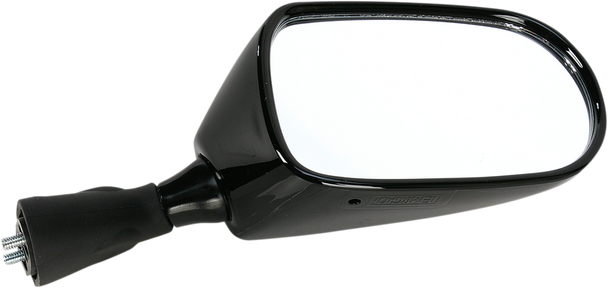 Emgo 20-55201 Mirror - Side View - Oval - Black - Right