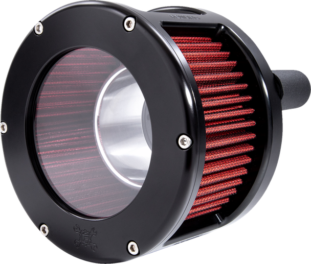 Feuling Parts 5424 Ba Race Series Air Cleaner Kit - Black Anodized - Red Filter