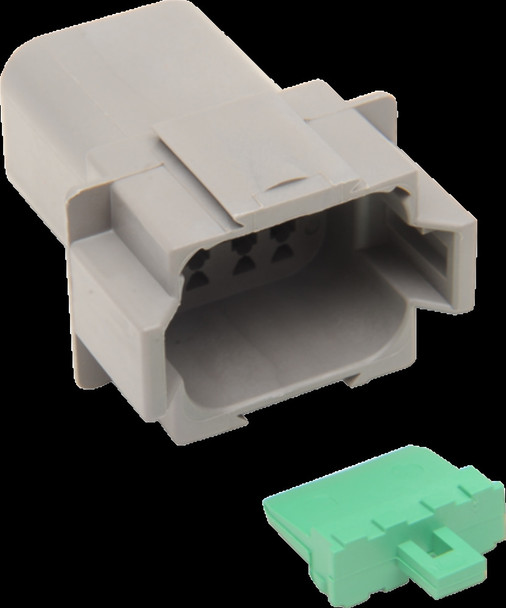 NAMZ DR-8G RECEPTACLE DEUTSCH GREY 8