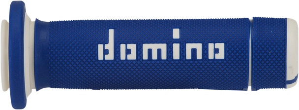 Domino A18041C4648A7-0 ATV Grips - Blue/White