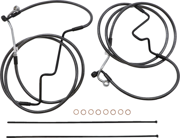Magnum Shielding 487993 Black Pearl Designer Handlebar Installation Kit - 21-22