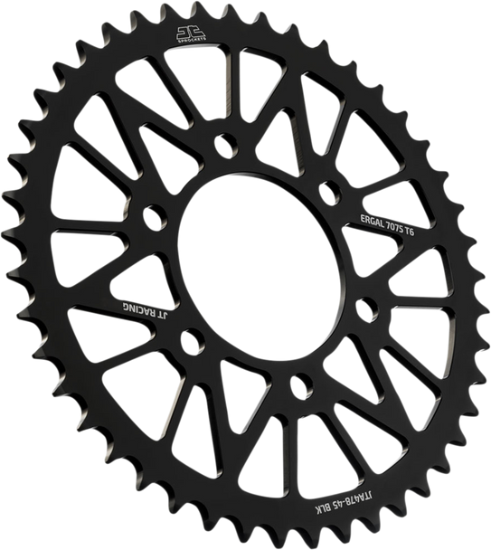 JT Sprockets JTA478.45BLK Rear Sprocket - for Kawasaki - Black - 45-Tooth