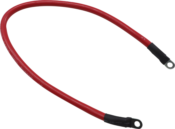 Moose Racing 680-6728 Battery Cable - 18" - Red