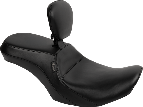 LE PERA LV-997BR Outcast Seat - With Backrest - Plain - FLH/FLT '23-'25