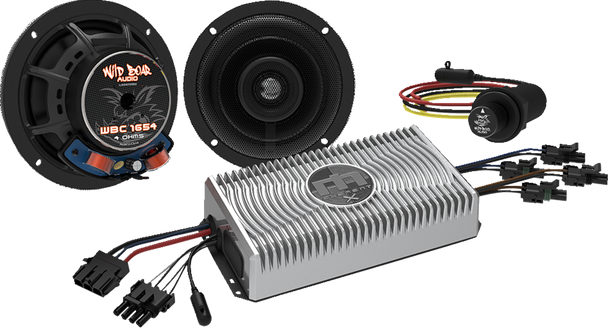 Wild Boar Audio Wba FLHT-BT Kit Amplifier/Speaker/Bluetooth Controller - Flht