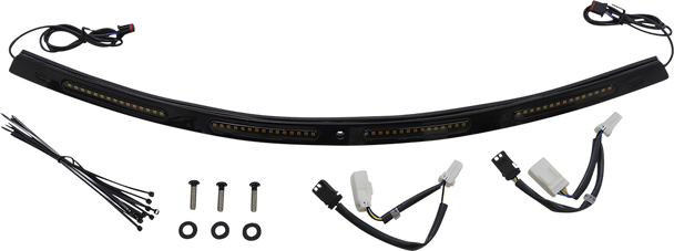 Custom Dynamics CD-WT2-SEQ-01-B Windshield Trim - Black