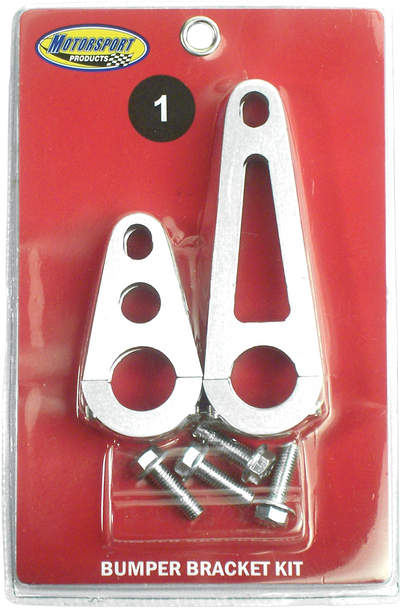 MOTORSPORT PRODUCTS 80-9101 BRACKET KIT  BUMPER RED