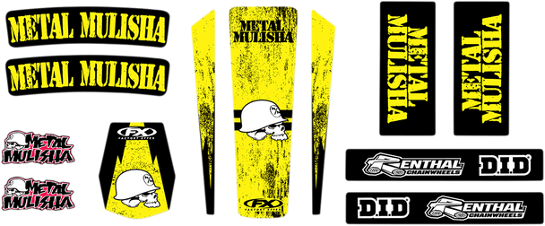 Factory Effex 23-50460 Trim Kit Graphic - Metal Mulisha - for Suzuki