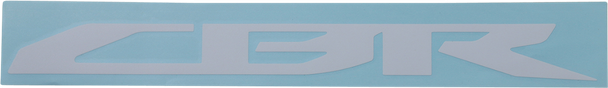 Factory Effex 17-94316 Cbr Decal - White - 12"