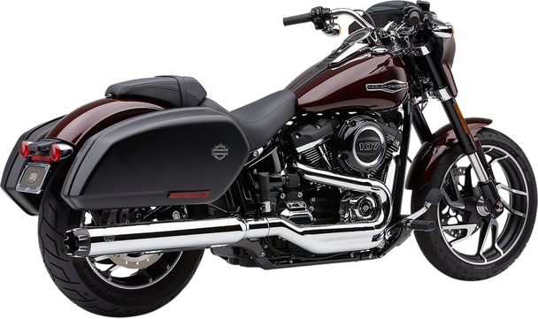 Cobra 6521 Slip-On Mufflers - Dual-Cut - Flsb - Chrome