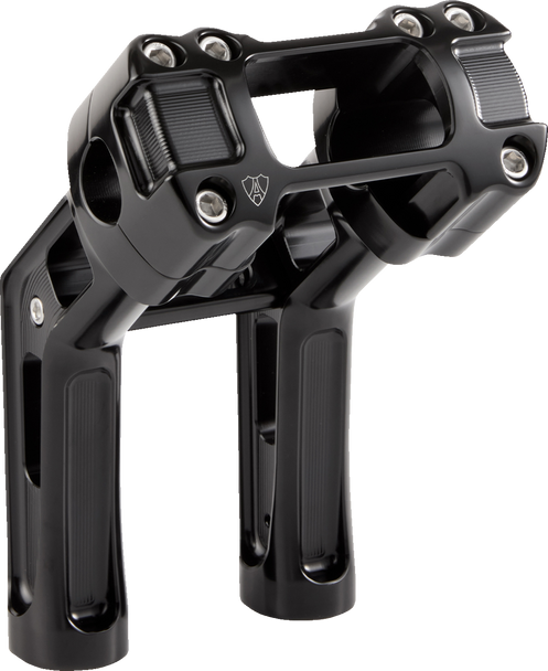 Arlen Ness 520-066 Wayback Risers - 7" - Softail - Black