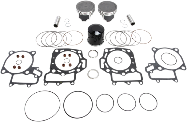 WSM 54-258-14 Top End Rebuild Kit fits Kawasaki 750 Brute Force/Teryx (+1mm)