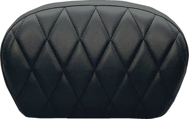 Le Pera L-SBP01DM-DULL Sissy Bar Pad Large Vinyl Single Diamond Dull Black