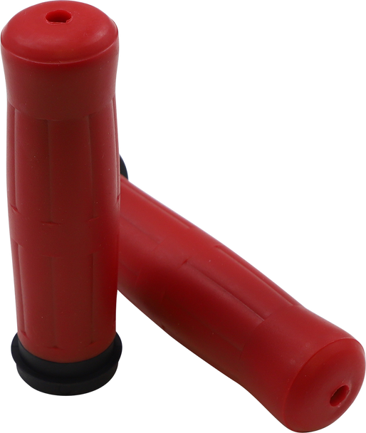 Avon Grips Old-69-Red-Fly Old School Rubber Grips - Throttle-By-Wire - Red