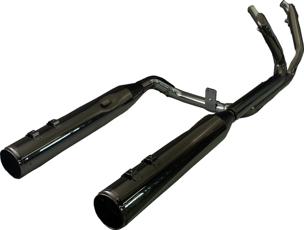 Khrome Werks 201830-SR 2-into-1-into-2 Dominator-SR Exhaust System - Twin Cam