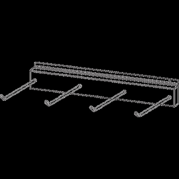 ICON 9903-0496 SLATWALL GLOVE PEG 4 HOOK