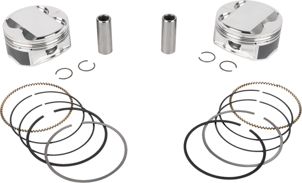 Je Pistons 400181 Piston Kit - 4.250" Bore - 4.625" Stroke - 12.0:1 Cr - 121" M8