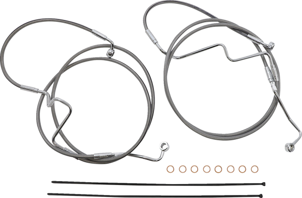 Magnum Shielding 5891011 Xr Handlebar Installation Kit - Stainless Steel/Chrome