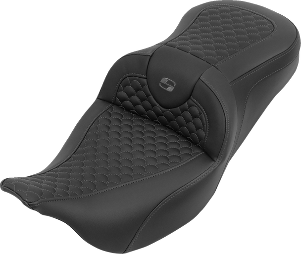 Saddlemen 808-07B-20802 Roadsofa Seat - w/o Backrest - FLH/FLT 08-25
