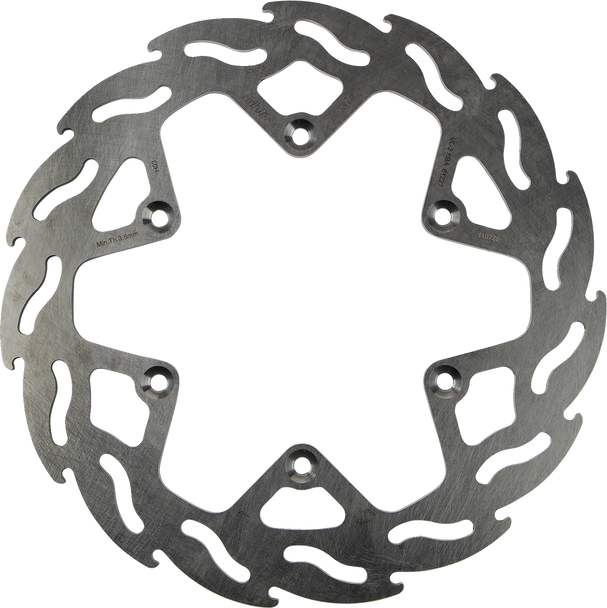 MOTO-MASTER 110725-PU Brake Rotor - Rear - Flame