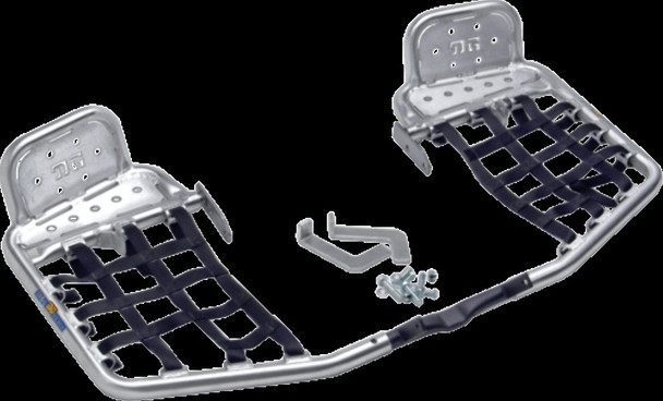 DG PERFORMANCE 607-6130 HEEL GUARD NERF BAR W/BLACK NET KAW/SUZ KFX/LTZ400 85-98
